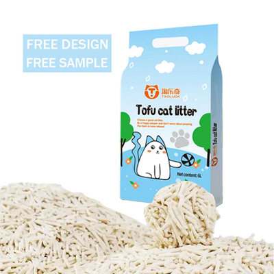Buy Large Natural Tofu Clumping Cat Litter Flushable Kitty Cat Litter online manufacture