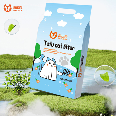 Buy Dia 1.5mm Clumping Dust Free Cat Litter Quickly Absorb Tofu Sand Litter For Cats online manufacture