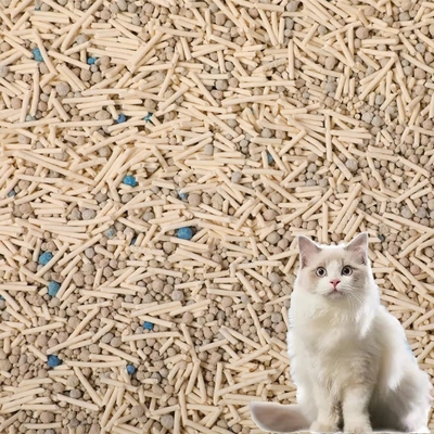 Buy Dia 1.5mm Premium Mixed Cat Litter White Tofu Bentonite Cat Litter online manufacture