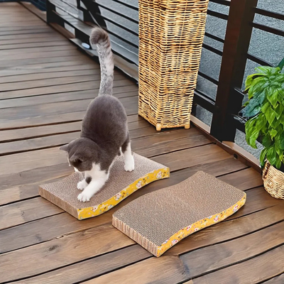 Buy Custom Corrugated Cat Scratcher Sustainable Cat Scratching Posts And Boards online manufacture