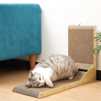 Buy OEM ODM Indoor Cat Scratching Board Durable Cat Wall Scratcher online manufacture