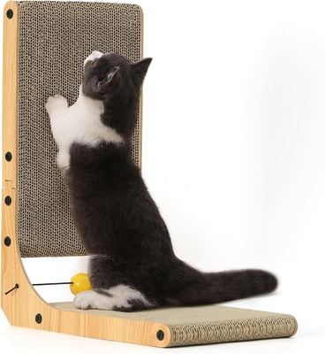 Buy Indoor Corrugated Cardboard Cat Scratcher Luxury Cat Scratch Pad Cardboard online manufacture