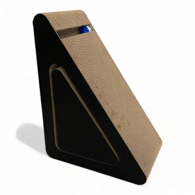 Buy 100% Recyclable Triangle Cardboard Cat Scratcher Multiple Angle 3 Sided Cat Scratcher online manufacture