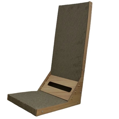 Buy Vertical Corrugated Paper Cat Scratcher L Shaped Cat Wall Scratch Board Non Shedding online manufacture