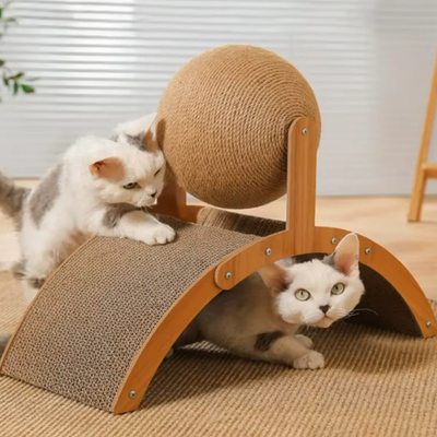 Buy Curve Comfort Lounge Cat Scratch Board Oversize Cat Scratching Board Large online manufacture