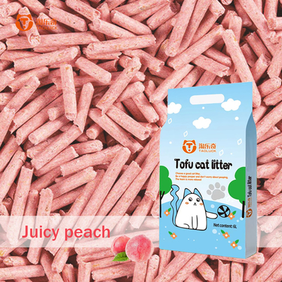 Customized Cat Litter Sand Pink Wholesale Low Dust Cat Litter