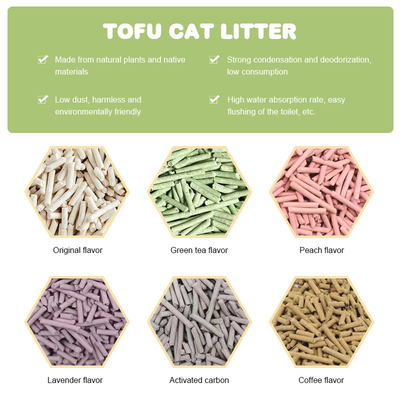 Forma de banda Litter de gato sin polvo Plantas sin polvo Litter de gato agrupado
