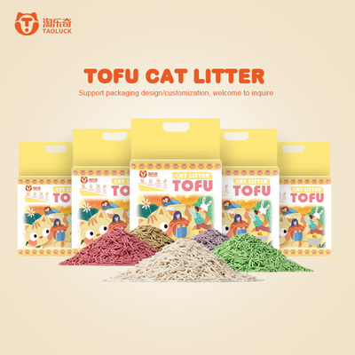 Fibra de soya de tofu para gatos, eco amigable