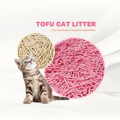 Natürliche Katzenwäsche Schnelle Absorption Pflanze Erbsenfaser Tofu Katzenwäsche Großhandel