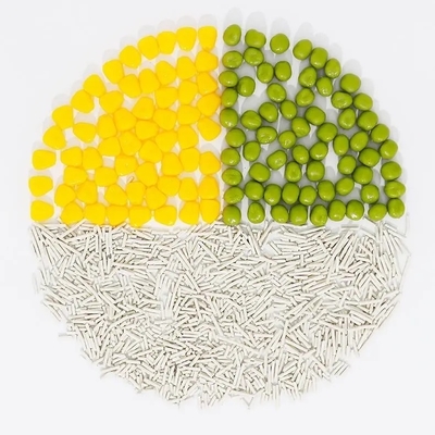 Ultra Absorbent Tofu Sand Litter White Low Tracking Clumping Cat Litter