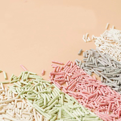 Low Tracking Flushing Cat Litter High Absorption Biodegradable Kitty Litter