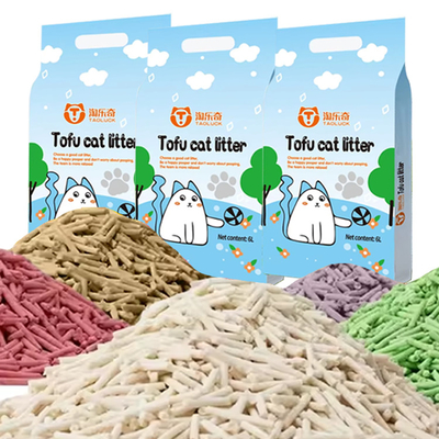 Odor Eliminating Tofu Based Cat Litter Brown Earth Friendly Cat Litter
