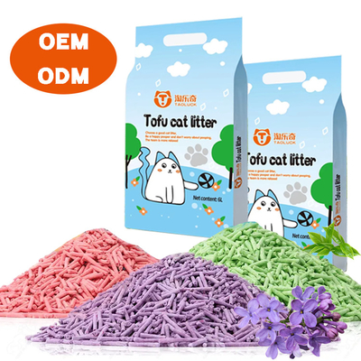 Customizable Lightweight Cat Litter Green Tea Clean Paw Cat Litter