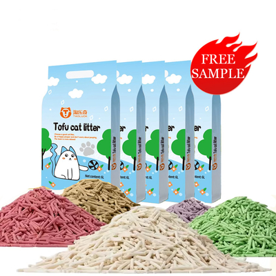 1.8mm 100% Eco Friendly Natural Tofu Cat Litter Flushable