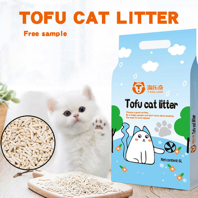 High Absorbency Tofu Cat Litter Lightweight Soft Cat Litter Dust Free