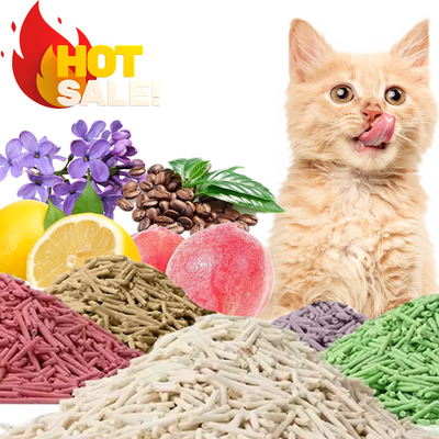 OEM Premium Tofu Cat Litter Green Dust Free Clumping Cat Litter