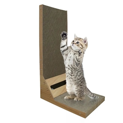 OEM Scratching Board L σχήμα αποσυναρμολογητέο σκραπτικό πόστο για κατοικίδια ζώα