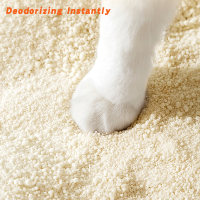 OEM Wholesale Cassava Cat Litter Sand 100% Natural  Dust Free Kitty Clumping 